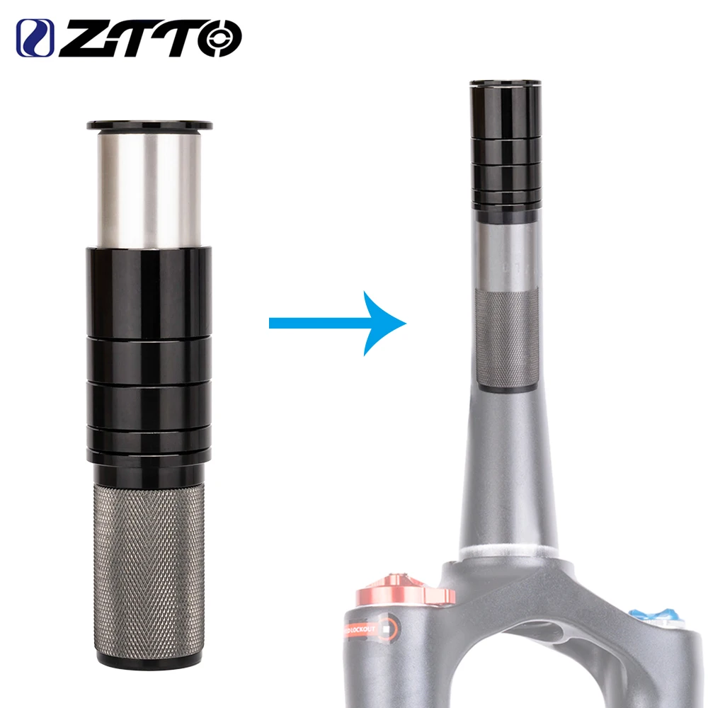 Stem Extender Tube - ZTTO MTB الطريق دراجة شوكة ارتفاع