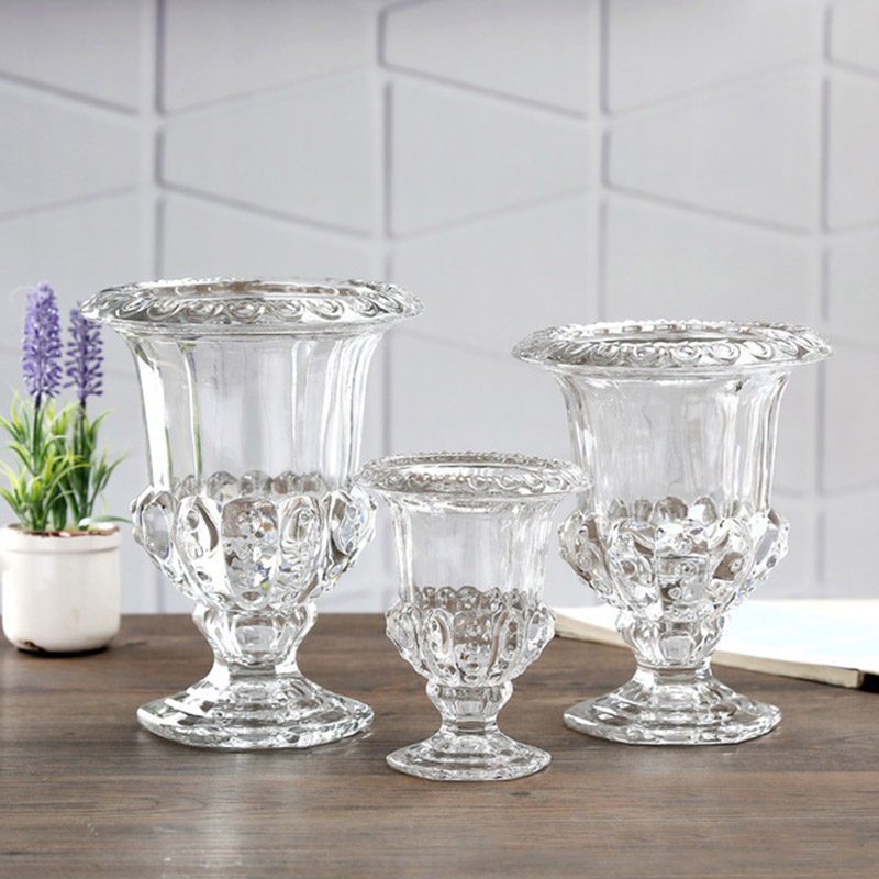 Florist Supply Bulk - مزهرية زهور من الزجاج الشفاف ،