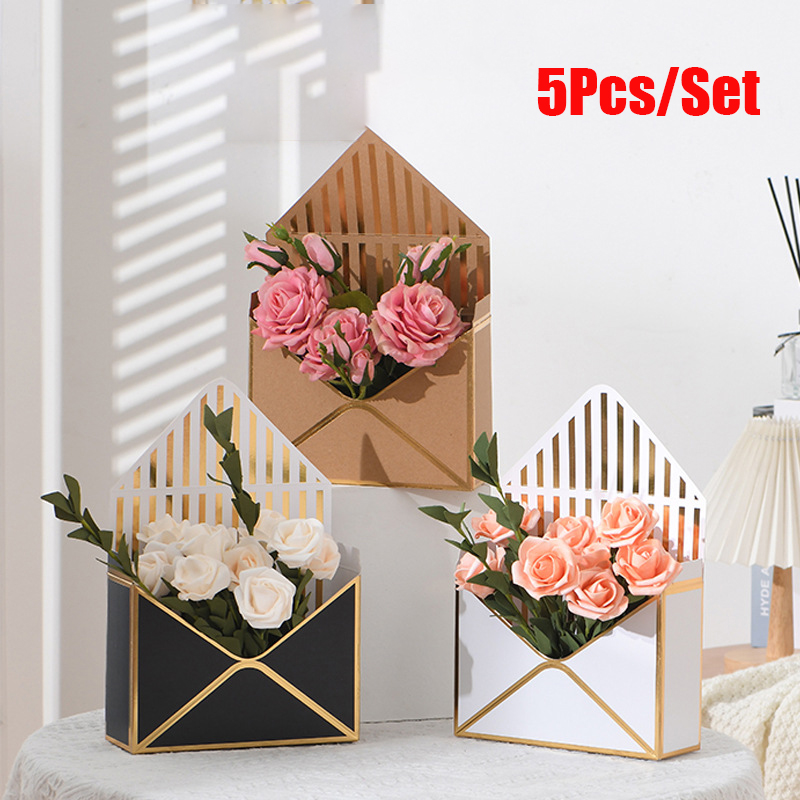 Florist Supply House - 5 قطع من صناديق الزهور الإبداعية