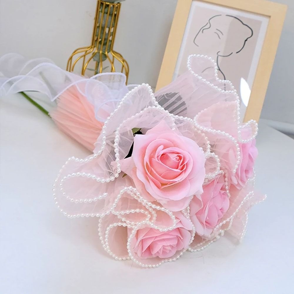 شريط دانتيل شبكي لتغليف باقات  - مراجعة Florist Supply House وسعره