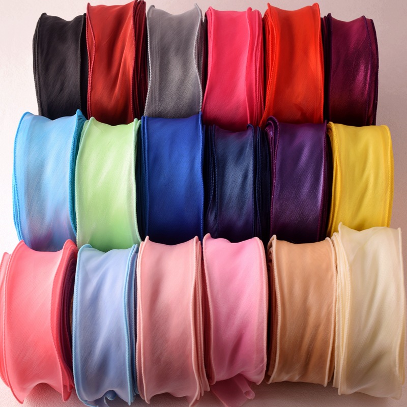 الساتان الأورجانزا الشريط قوس  - مراجعة Ribbon Organza Roll وسعره