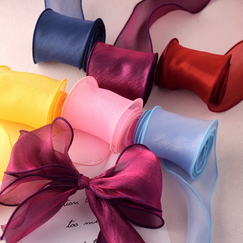 الساتان الأورجانزا الشريط قوس  - مراجعة Ribbon Organza Roll وسعره