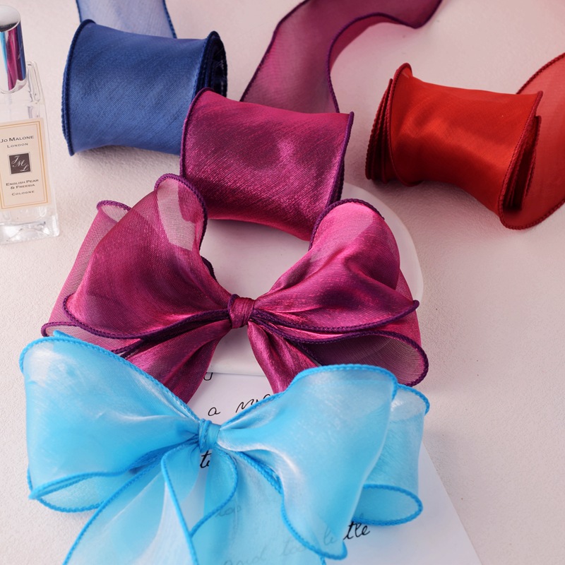 الساتان الأورجانزا الشريط قوس  - مراجعة Ribbon Organza Roll وسعره
