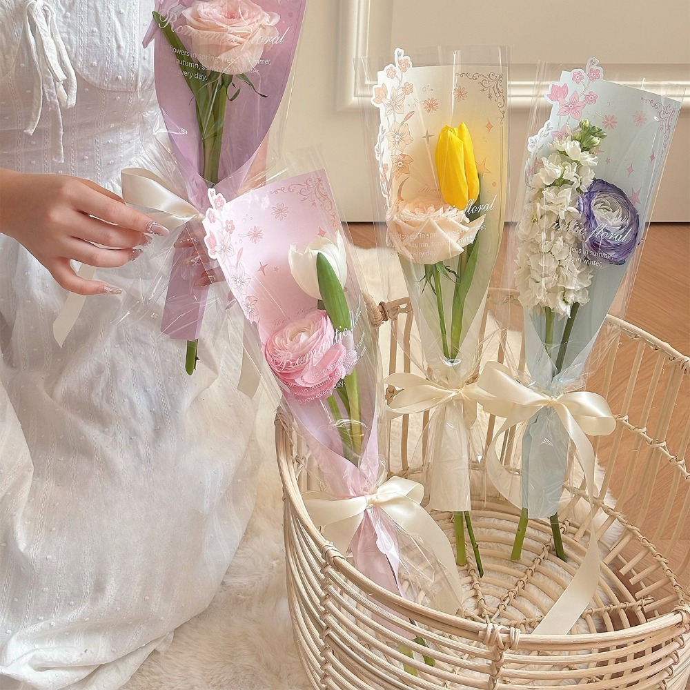 10 قطع من أكياس تغليف الزهور ا - مراجعة Florist Supply House وسعره