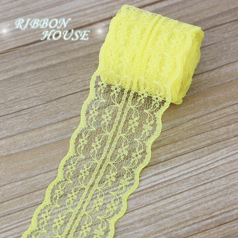 (5 ياردات/لفة) شريط دانتيل أبي - مراجعة Ribbon Organza Roll وسعره