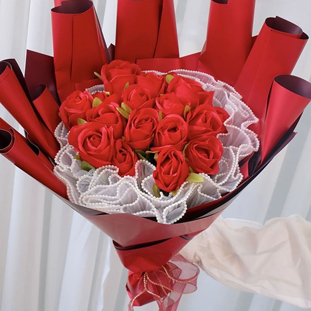 شريط شبكي لؤلؤي مموج لتغليف با - مراجعة Florist Supply House وسعره