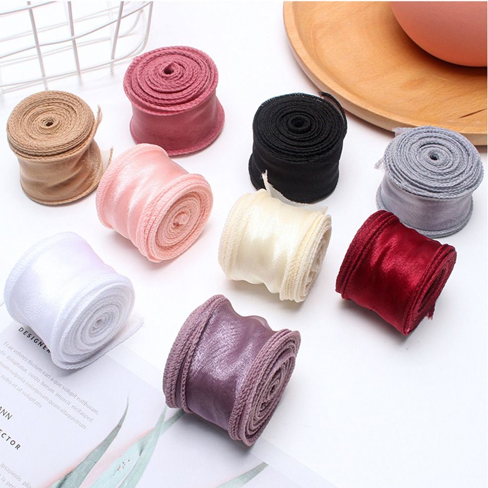 لفة شريط من الساتان لباقة الزه - مراجعة Ribbon Organza Roll وسعره