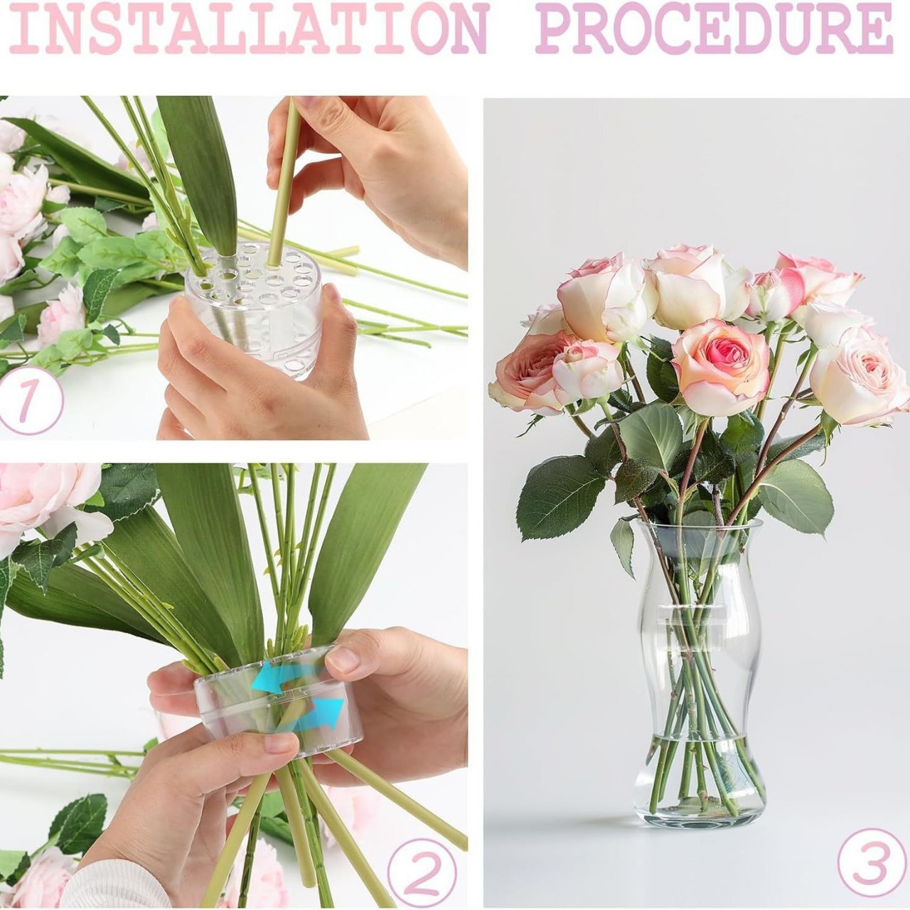 حامل سيقان زهور حلزوني للإيكيب - مراجعة Florist Supply Bulk وسعره