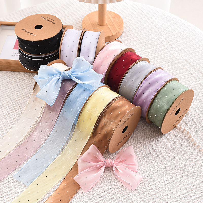 20 ياردة لفة 4 سنتيمتر الراين  - مراجعة Ribbon Organza Roll وسعره