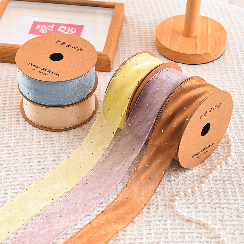 20 ياردة لفة 4 سنتيمتر الراين  - مراجعة Ribbon Organza Roll وسعره