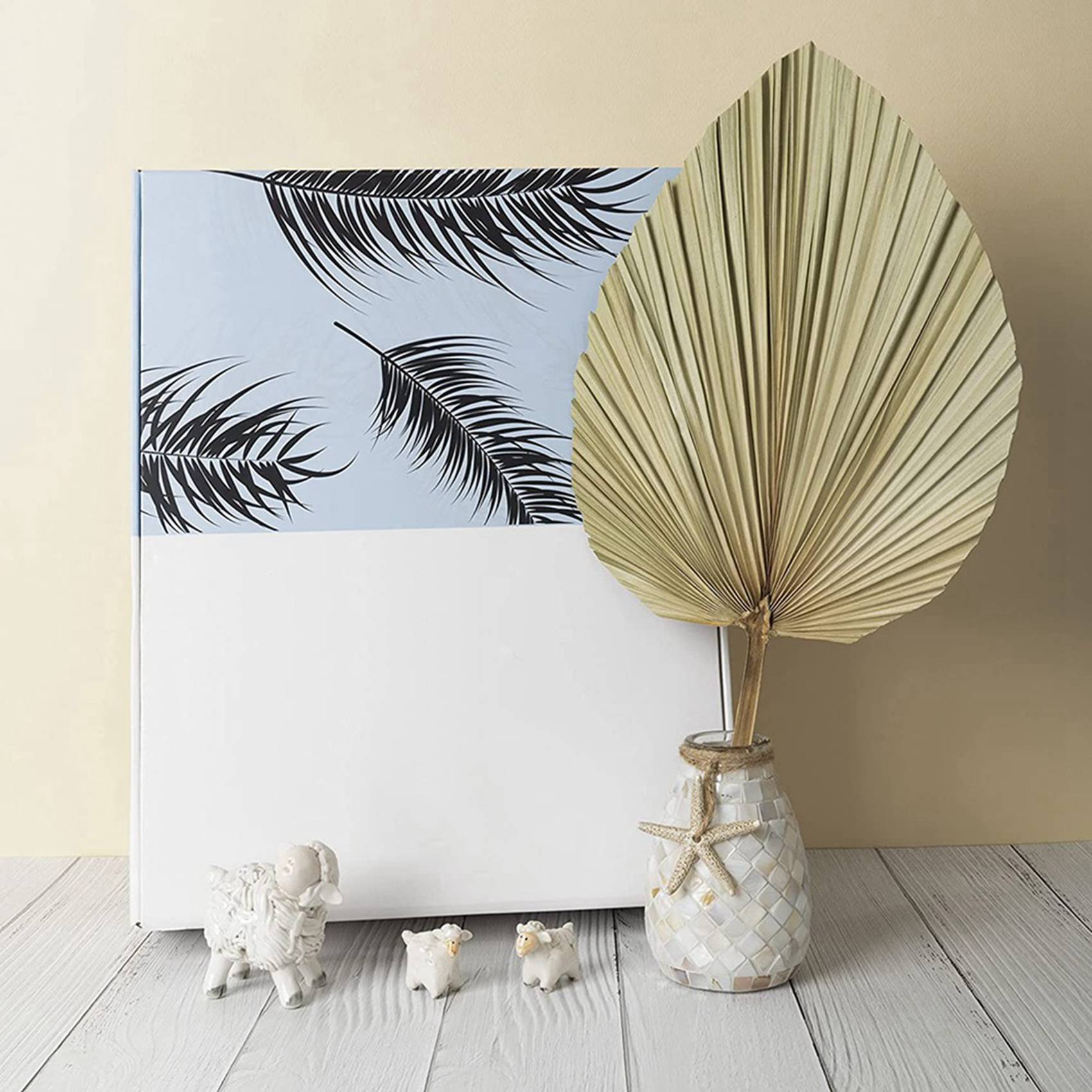أوراق نخيل مجففة لتزيين الغرف  - مراجعة Palm Leaf Dried وسعره