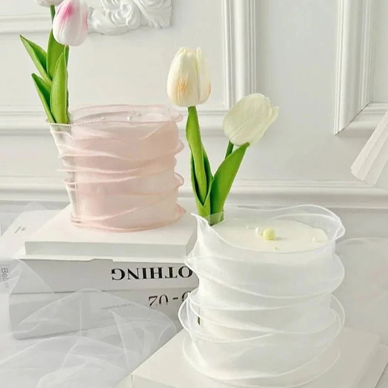 شريط حرير شفاف لتغليف الهدايا  - مراجعة Ribbon Organza Roll وسعره