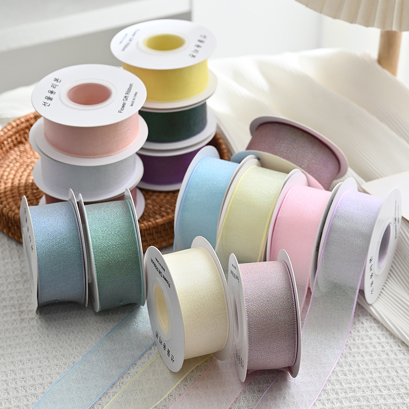 شريط أورجانزا ملون ، صندوق هدا - مراجعة Ribbon Organza Roll وسعره