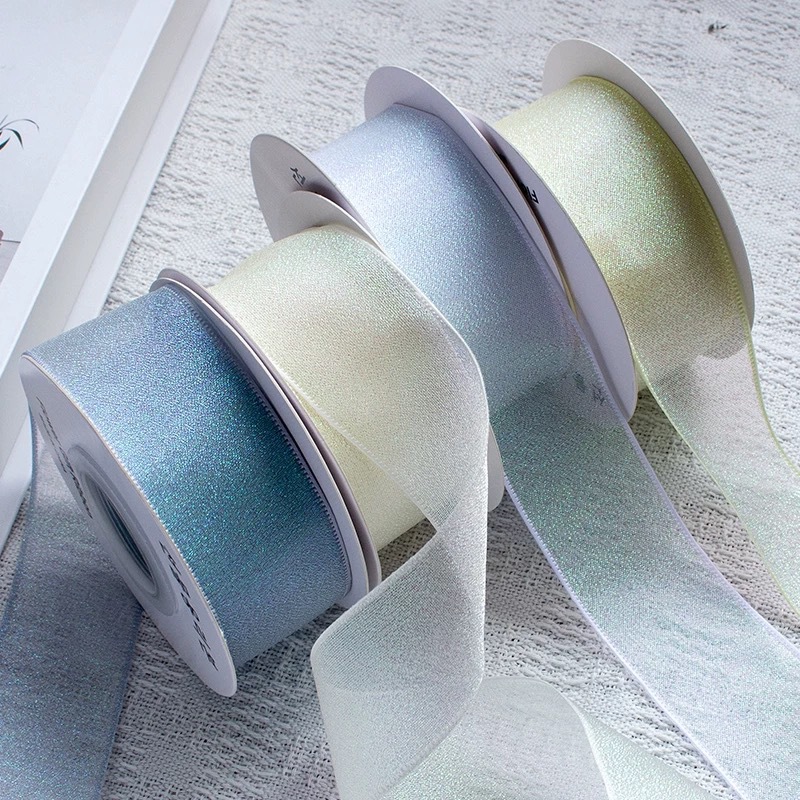شريط أورجانزا ملون ، صندوق هدا - مراجعة Ribbon Organza Roll وسعره