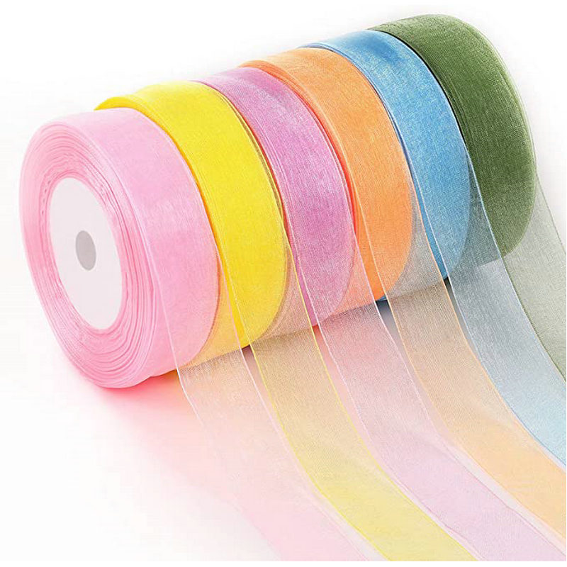 50 ياردة/لفة الأورجانزا الشريط - مراجعة Ribbon Organza Roll وسعره