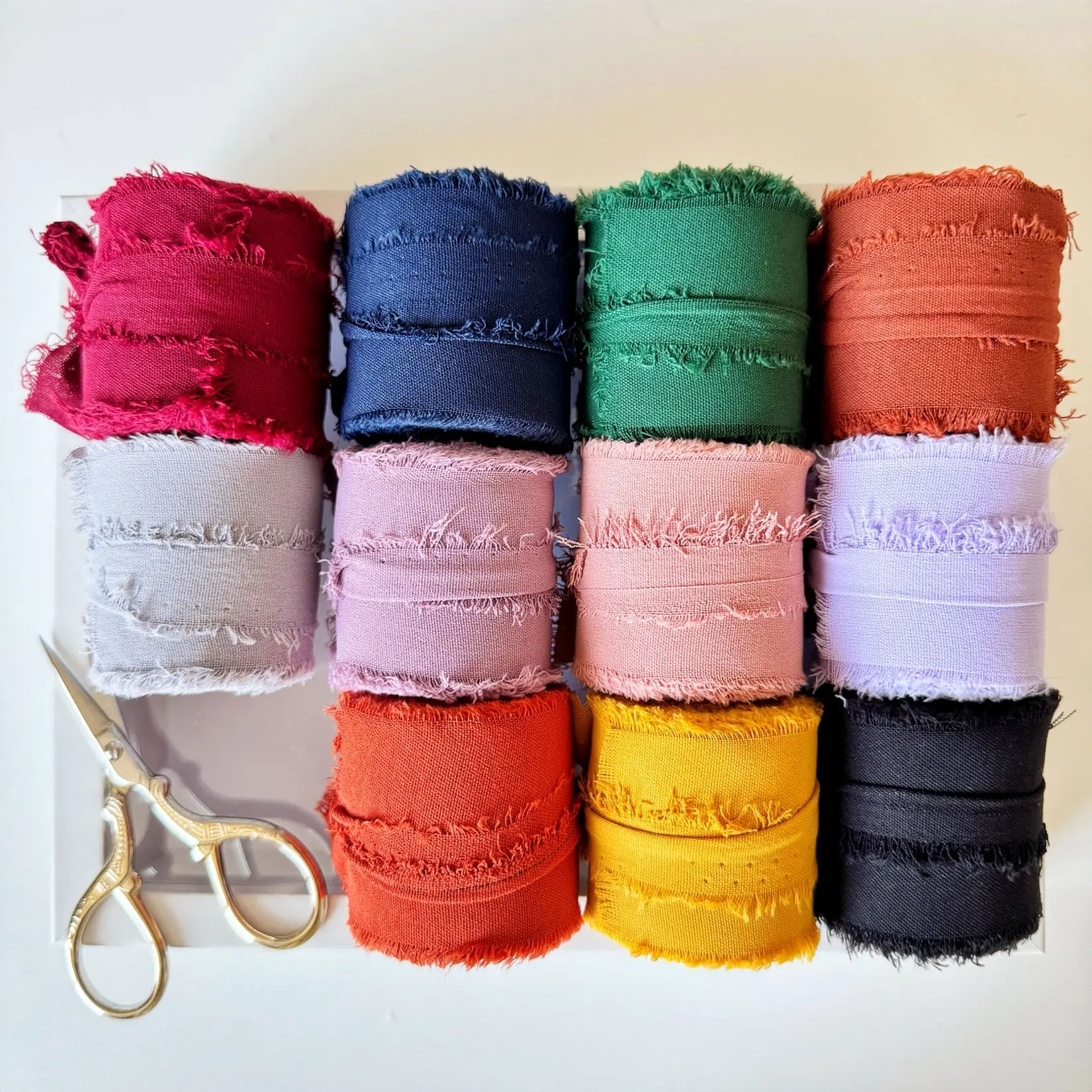 5 متر/لفة المتوترة شريط حرير ح - مراجعة Ribbon Organza Roll وسعره