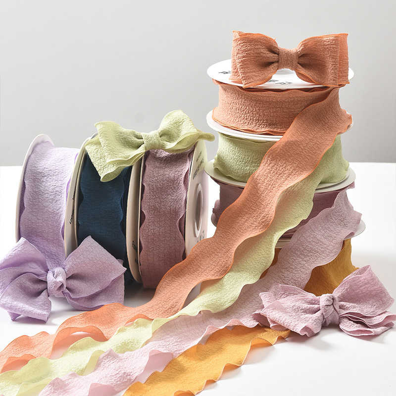 إكسسوارات شعر على شكل فيونكة،  - مراجعة Ribbon Organza Roll وسعره