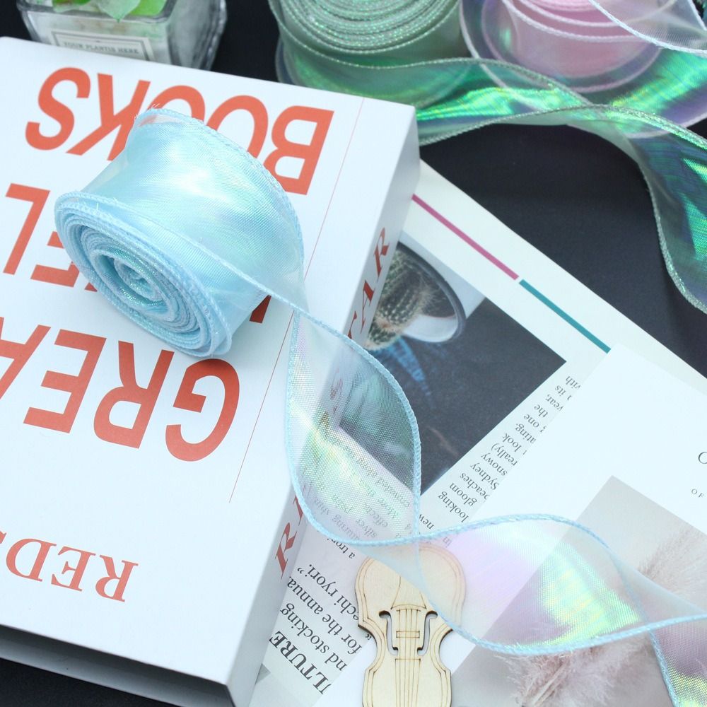 40 مللي متر 10 ياردة لفة من شر - مراجعة Ribbon Organza Roll وسعره