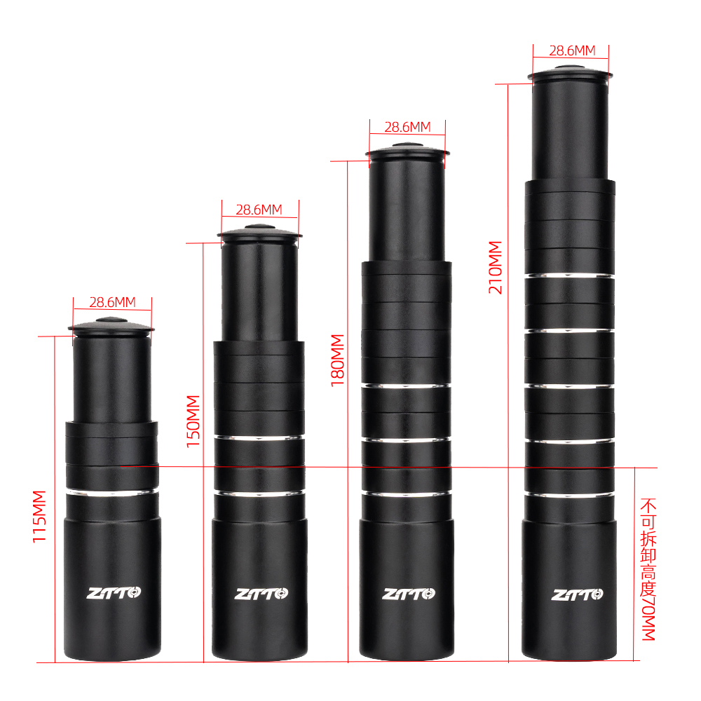 رافع مقود ztإلى ارتفاع ، سبيكة - مراجعة Stem Extender Tube وسعره