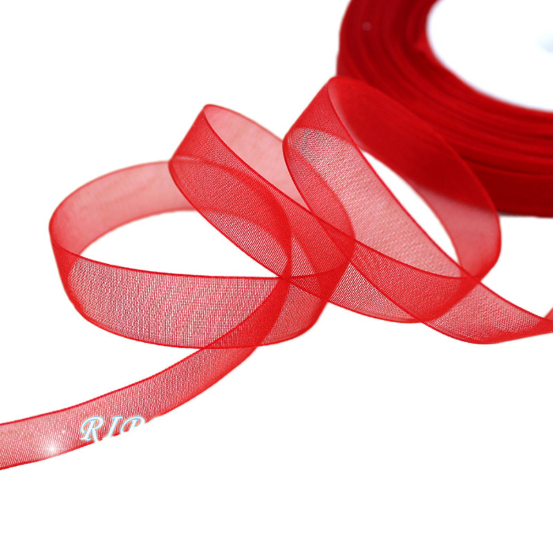 (50 ياردة/لفة) شرائط أورجانزا  - مراجعة Ribbon Organza Roll وسعره