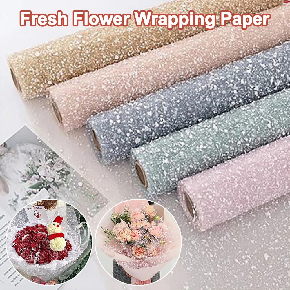 ورق تغليف الزهور بتصميم ندفة ا - مراجعة Florist Supply House وسعره